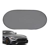 Car Rear Window Shade, Nylon Mesh Sunshade 100x50x1cm, Lightweight UV Blocking Heat Shield for Truck Back Window, Black Mesh Privacy Screen for Interior Protection and Child Safety