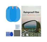 Car Rearview Mirror Film, Nano Anti-Fog Rainproof Waterproof Tint, Fog Preventing Protective Film for Cars Trucks SUVs RVs Night Driving Rainy Winter