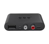 Car Receiver, Audio System, Compact Design Smart Connectivity Stable Signal USB Charging, Speaker Adapters for Truck Auto Road Trip Automotive Vehicle 3.07x1.97x0.71 Inches