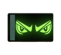 Car Reflective Stickers - Solar Scary Expression Visibility Night Protection Decals,Decorative Waterproof Safety Stickers - For Auto Motorcycle Trailer Truck Bike Night Safety