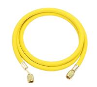 Car Refrigerant Charging Hose - Aire Acondicionado Refrigerant Charging Hose | Manguera A/C Recambio Tubo | Refrigerant Refill H0se With Brass Fittings & Rubber For HVAC Maintenance