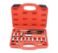 car repair tools 17 piezas cuatro juegos de herramientas limpieza del cortador asiento inyector herramienta reparación limpia removedor carbono