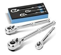 car repair tools Llave de trinquete reversible 90 dientes (3 tamaños)