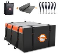 Car Roof Cargo Carrier 20 Cubic Waterproof Rooftop Cargo Carrier for Top of Vehicle Soft-Shell Roof Bag with Storage Carrying Bag