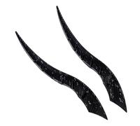 Car Roof Decoration, Vehicle Roof Dragon Horn Decorating, Lightweight 2 Pieces Truck Modification Decorative, Halloween Party, Wedding Procession for Family Road Trip 15.7 Inches