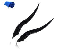 Car Roof Dragon Horn Modification, Car Roof Decoration, Universal Mecha-Fantasy Auto Roof Ornament, Horror Accessories, No-Drill Install, for all auto (Carbon Fiber)