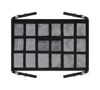 Car Roof Net - Overhead Mesh Pouch, Elastic Ceiling Organizer | Adjustable Storage Layer for Vehicle Cabin, Interior Pocket Sling with Cargo Hold Straps for Pickup Travel Gear Or Road Supplies