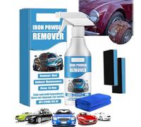 Car Rust & Iron Particle Remover Spray, 2025 Upgrade Rust Remover for Metal, Rust Remover Spray, Iron Stain Cleaner for Multiple Surfaces, for Heavy Duty Rust Dissolver for Metal, Tools, Cars (1)