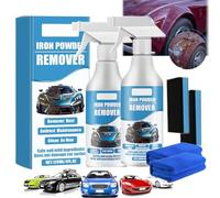 Car Rust & Iron Particle Remover Spray, 2025 Upgrade Rust Remover for Metal, Rust Remover Spray, Iron Stain Cleaner for Multiple Surfaces, for Heavy Duty Rust Dissolver for Metal, Tools, Cars (2)