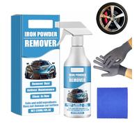 Car Rust & Iron Particle Remover Spray, Iron Powder Remover, Heavy Duty Alloy Wheel Cleaner, Irons Fallout Removers for Removing Rust And From Cars, Metal Tools Rusts Dissolver (3)