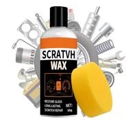 Car Scratch Removal Wax - 50g Auto Paint Repair Paste, Scratch Remover for Cars | Vehicle Wax for Deep Scratches, Swirl Marks, Paint Scuffs and Water Spots, Car Detailing Compound for SUV Truck
