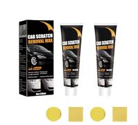 Car Scratch Remover, 2025 Car Paint Scratch Repair Wax and Rubbing Compound for Cars with Sponge & Cloth, Easy DIY Scratch Repair for Families & Daily Driving (2PCS)