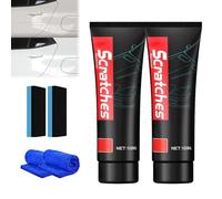 Car Scratch Remover,Car Polish with Sponge,Scratch Repair Paste for Cars Scratches,Scratch Free Stove Top Scratch Remover,Stovetop Scratch Repair Kit,Cooktop Heavy Duty Cleaner and Polish,100ml (1)