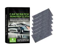 Car Scratch Remover Cloth - Safe Gentle Cleaning 6 Pieces, Nano Cleaning Cloth Stain Remover with Advanced Formula, Quick Paint Restorer, Effective Repair Accessory for Automotive