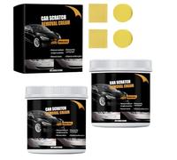 Car Scratch Remover for Vehicles, Fast Car Paint Scratch Repair Wax, Rubbing Compound for Cars Scratches, Easy DIY Scratchs Repair for All Cars Owners (2PCS)