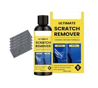 Car Scratch Remover Kit - 100g Auto Paint Repair Pölish Buffing Wax With 5 Towels Universal Scratch Eraser For Cars SUV Sedan RV Long Lasting Gloss Detailing Restore Shine