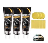 Car Scratch Remover Kit for Cars, Repair & Renew, Scratch Removal Wax for Light, Swirls & Scuffs, with Sponge & Towel (3pc)