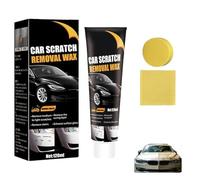 Car Scratch Remover, Scratch Removal Wax Kit for Cars, Easy DIY Repair Kit for Deep, Swirls & Scuffs with Sponge & Cloth (1pc)