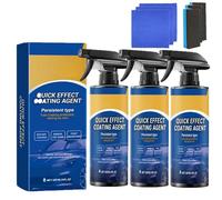 Car Scratch Wax Coating Spray, Undersunny Car Shine, Quick Effect Coatings Agent, 3 in 1 High Protection Quick Coat Spray, Car Care, Renovation (3 pcs)