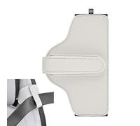 Car Seat Belt Holder - Shoulder Strap Fixer For Comfortable Driving | Synthetic Leather Guard With Closure & Position Limiter For Commuting, Road Trips, Daily Driving And Long Travels