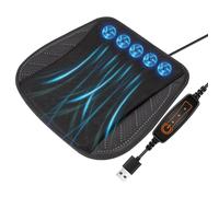 Car Seat Cooling Pad Adult - Ventilated Seat Cushion | Cooling Car Seats Cushion | 3-Speed Airflow Adjustment, Supportive Ergonomic Mat, for Driver Sitting Road Trip Boat Truck Wheelchair