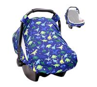 Car Seat Cover Kids, Travel Auto Chair Carrier Canopy, Kick-Proof Nursing shield with 2 Layer Window, Breathable & Protective Design, Ideal for Boys, Girls & on the move