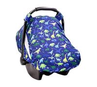 Car Seat Cover, Kids Travel Carrier Canopy, Kick-Proof Nursing Cover, 2-Layer Window, Boys Girls Toddler Block Out Light, Offering Both Comfort and Privacy Polyester
