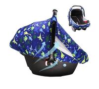 Car Seat Cover, Travel Car Seat Canopy, Kids Carrier Shield, Kick Proof Nursing Awning, Layer Transparent Window For Boys, Girls, And Children During Road Trips And Air