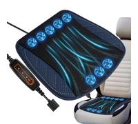Car Seat Cover - Ventilated Seat Cushion With Fan | 3 Adjustable Speed | Car Fan Sêat Cushion, Breathable Mat For Summer, 8-Fàn Anti-Sweat, Ice Silk Mesh Automotive Accessories For Driving