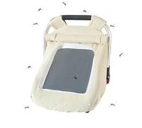Car Seat Cover Zipper Window - Cotton 61x32x30cm 160g Or 190g Breathable - Net Canopy For Infant Carrier Stroller - Sunshade Protective Tote