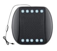 Car Seat Cushion - Air Circulation Seat Pad, Ventilated Cooling Cushion with Airflow Design, Comfortable Breathable Car Seats Accessory for Road Trips Commuting Family Outings Camping City Touring