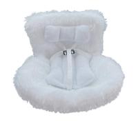 Car Seat Dolls, Safety Seat, Soft Cushion Adjustable Lightweight Design Buckle Display Mount Air Clip Stable Base, Automotive Toy for RV, Automobile, Sedan 6.1x6.1x2.36 Inches