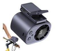 Car Seat Fan - Rechargeable Cooling with Light - Small Personal Fan for Travel - for Vehicle Automotive Office Outdoor Summer Beach Camping Picnic Fishing