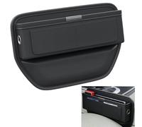 Car Seat Gap Organiser for Ford Bronco E-Series Focus 2000-2026,Black | Car Storage Box, for Driver and Passenger Seats, Non Slip, Wear and Shock Resistant, Easy Clean and Install, Universal Fit
