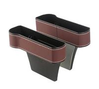 Car Seat Gap Organizer, Storage Console Box, Integrated Cup Holder Gap Filler System, Secure Phone Sunglasses Catcher Tray, Automotive Interior, Travel Accessory for SUV Truck Road Trips Driving