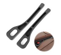 Car Seat Gap Plug Relleno De Asiento De Coche, Suv, Camión Universal, Para Rellenar El Hueco Entre El Asiento y La Caja Del Reposabrazos, 2 Piezas De Relleno De Asiento De Coche (Negro)
