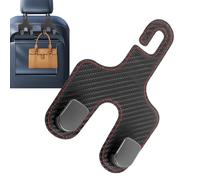 Car Seat Headrest Hook - Back Organizer | 3.5x1.2in Rotating Hanger with 360 Degree Swivel, ABS Construction Accessory with Smooth Edges, Interior Storage Equipment, Compact Holder Attachment