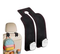 Car Seat Hook - Zinc Alloy Hanger Double Non Slip 17x8.5x2cm, Headrest Organizer | Foldable Storage Holder , Purse Handbag Tote Backpack Umbrella Carrying , Truck SUV RV Vehicle Interior Arrangement