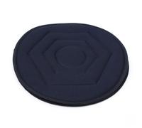 Car Seat Rotating Cushion - Non Slip Swivel Pad for Chair | 360° Mobility Aid Seat for Elderly & Kids | Ultra-Thin Revolving Foam Cushion with Anti-Slip Base Dark Blue Flannel Support Back Comfort