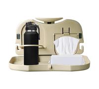 Car Seat Table - Folding Car Desk With Drink Holder | Automotive Desk For Laptop | Portable Travel Tray For Dining Eating Working | Kids Adults RV Camping Road Trip Essentials | Multifunctional Vehicl