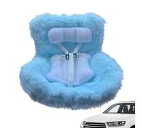 Car Seat, Toy Safety Seat with Air Vent Clip, Miniature Automotive Display Accessory, Secure Fit for Vehicles, Dashboard, Doll, Travel Decor and Kids' Play, 6.1x6.1x2.36 Inches