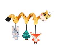 Car Seat Toys - High Contrast Soft Crib Mobile, Interactive Rattle Stimulator | Educational Supply, Durable Entertainment Gear, Lightweight Visual Novelty, Engaging Childhood Crafted For Babi