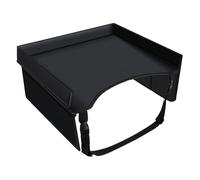 Car Seat Tray - Polyester Sponge 40x32x20cm | Kids Travel Tray For Car Seat, Foldable Lap Desk With Pockets | Adjustable Strap Organizer For Children Boys Girls On Road Trips Travel
