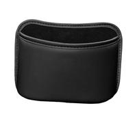 Car Seatback Trash Container - Waterproof Clamp-On Automotive Organizer | Car Interior Garbage Bin, Artificial Leather + Plush Lining + Non Punch Bin + Leakproof Reusable Storage + For Sedan SUV RV C