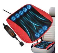 Car seatCooler - Convection Cushion Mat, Anti-Perspiration Saddle Pad, Airflow Cabin seatLiner | 12V Cooling seatCover with High Velocity Fan For Driver Passenger SUV Truck Van RV Leather Seats