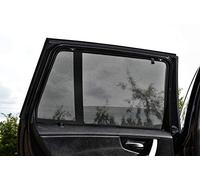 CAR SHADES Juego (Puertas traseras) Compatible con Volkswagen Touran 2003-2010 (2-Partes) - Parasoles a Medida para Coches