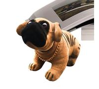 Car Shaking Dog, Heads Puppy Decor, Resin Dog Dashboard Crafts, Simulated Nodding Dog Ornaments, Shaking Puppy Statues, Easy To Use, Portable for Car Dashboard Household