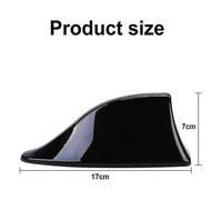Car Shark Fin, Shark Antenna Universal Waterproof Car Roof Radio Antenna Fm Radio Antenna Tw