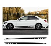 Car Side Stripe PVC Stickers, For Benz W205 W204 W203 W212 C Class C180 C200 C300 C63 Vinyl Styling Tuning Accessories