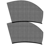 Car Side Sunshade, Breathable UV Blocking Curtains, Car Window Mesh Sun Shield for Heat Glare Protection, Easy to Install Privacy Screen Travel Camping Nap Sleeping Breastfeeding Clothes,